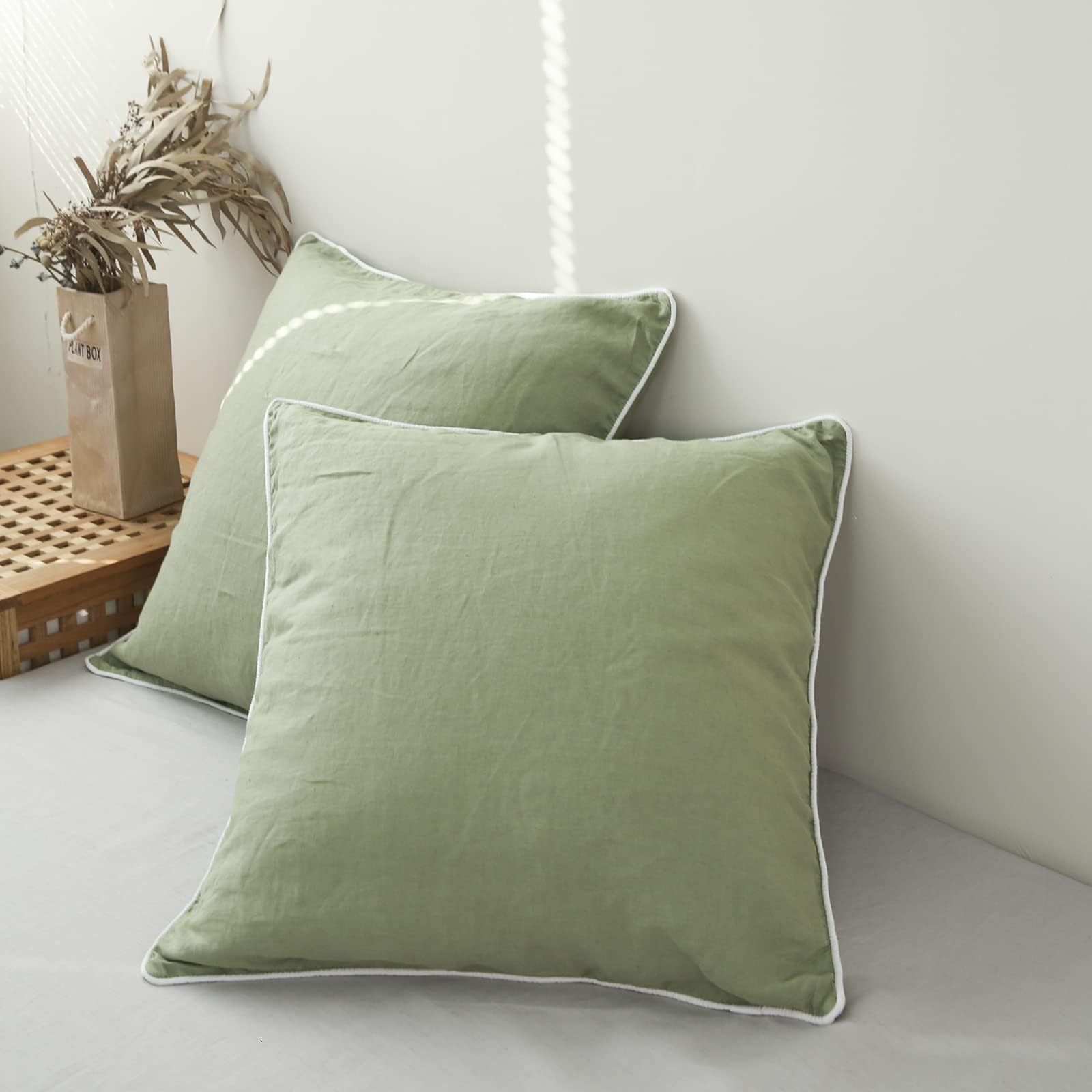 Simple&Opulence 100% Linen Duvet Cover Set, 3 PCS Natural French Flax Duvet Cover King Size, Breathable Soft Comfy Bedding Comforter Cover with 2 Pillowcases(Linen, 104"x92")