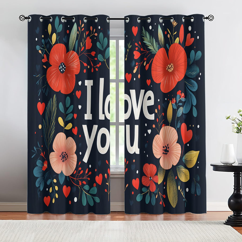 Retro Pipe Industrial Blackout Curtains