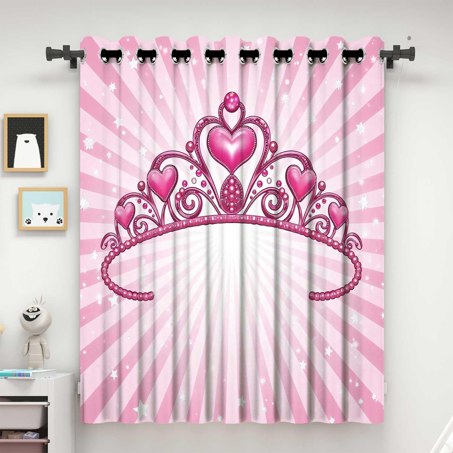 Industrial Decor Vintage Room Darkening Curtains for Bedroom,Sliding Door Curtains Noise Reducing Grommet (W) 60 x (H) 60 Inches,1Panel