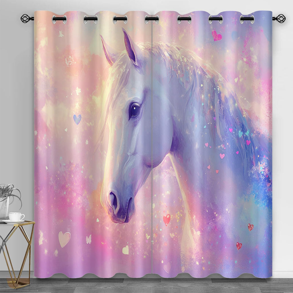 Machinery Window Treatments, Factory Blackout Curtains for Bedroom, Retro Industrial Style Grommet Window Curtain for Bedroom Living Room Patio, 42 x 96 Inch, 2 Panels