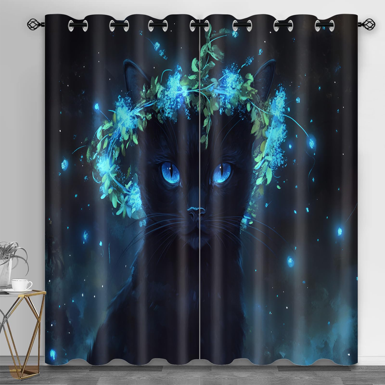 Retro Pipe Industrial Blackout Curtains