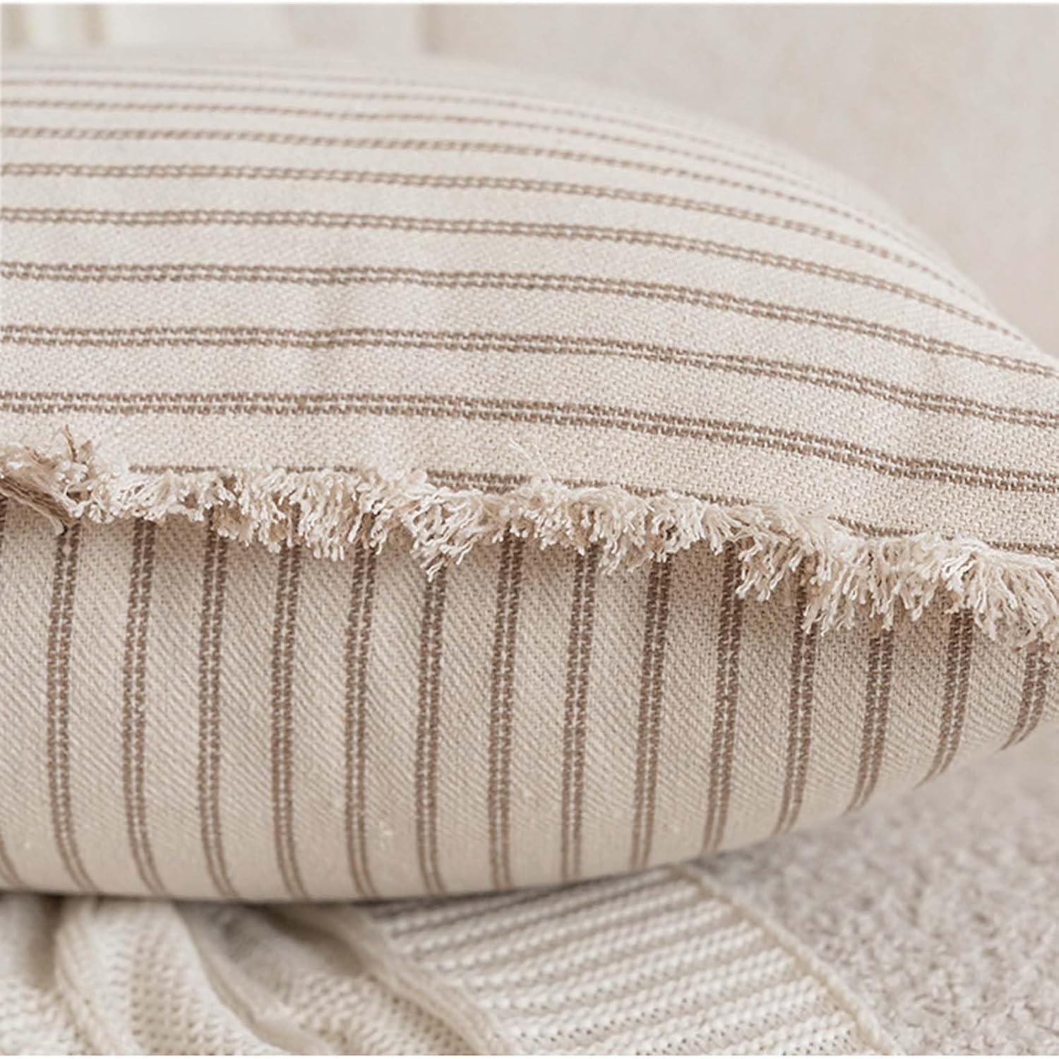 Hand Stitched Square Decor Pillow