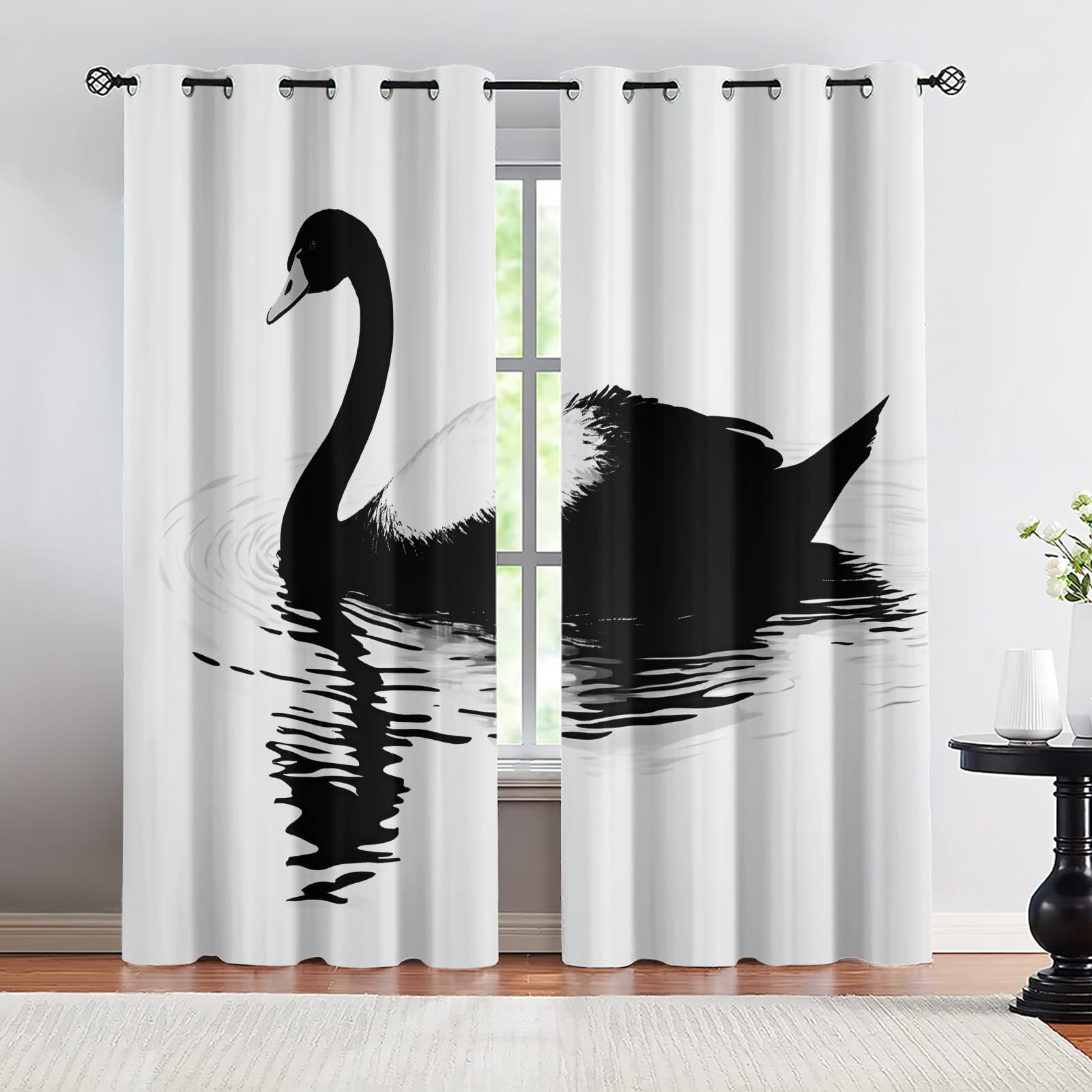Retro Pipe Industrial Blackout Curtains
