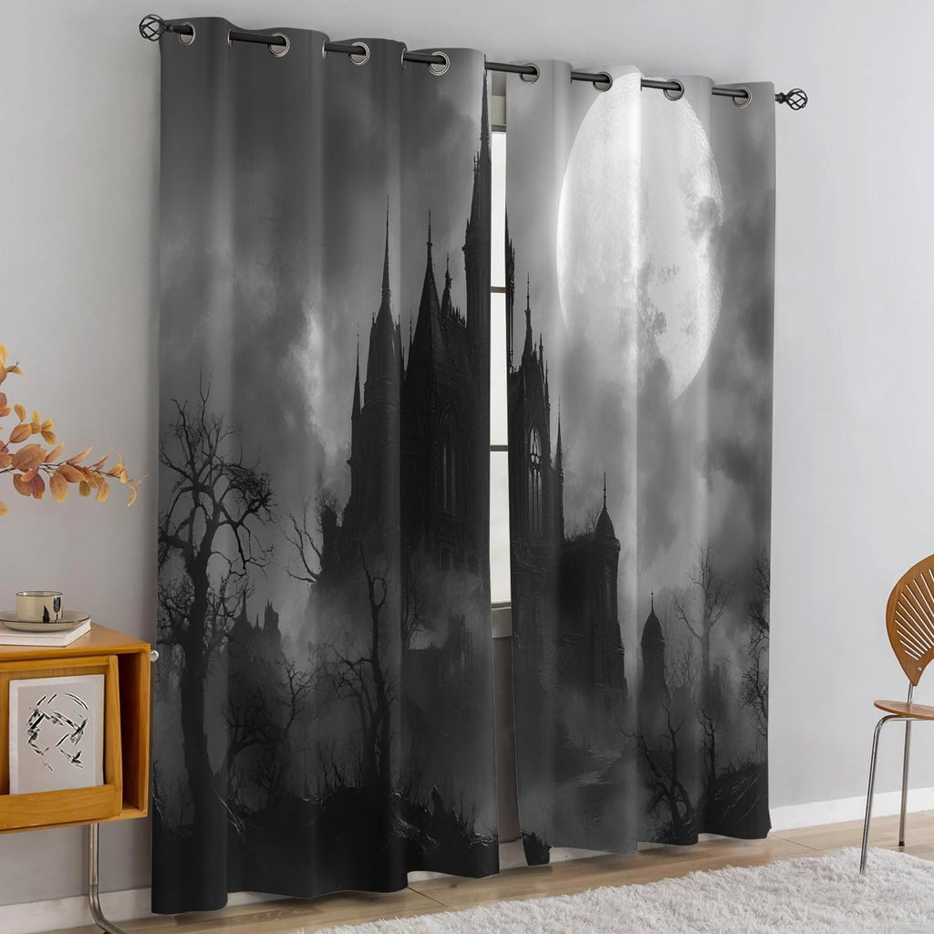 Retro Pipe Industrial Blackout Curtains