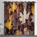 Metal Door Print Blackout Curtain, Rusty Thermal Insulated Grommets Curtains, Retro Industrial 2 Panels Window Curtains for Bedroom Living Room Home Decor, 31.5 x 63 Inch, 2 Panels