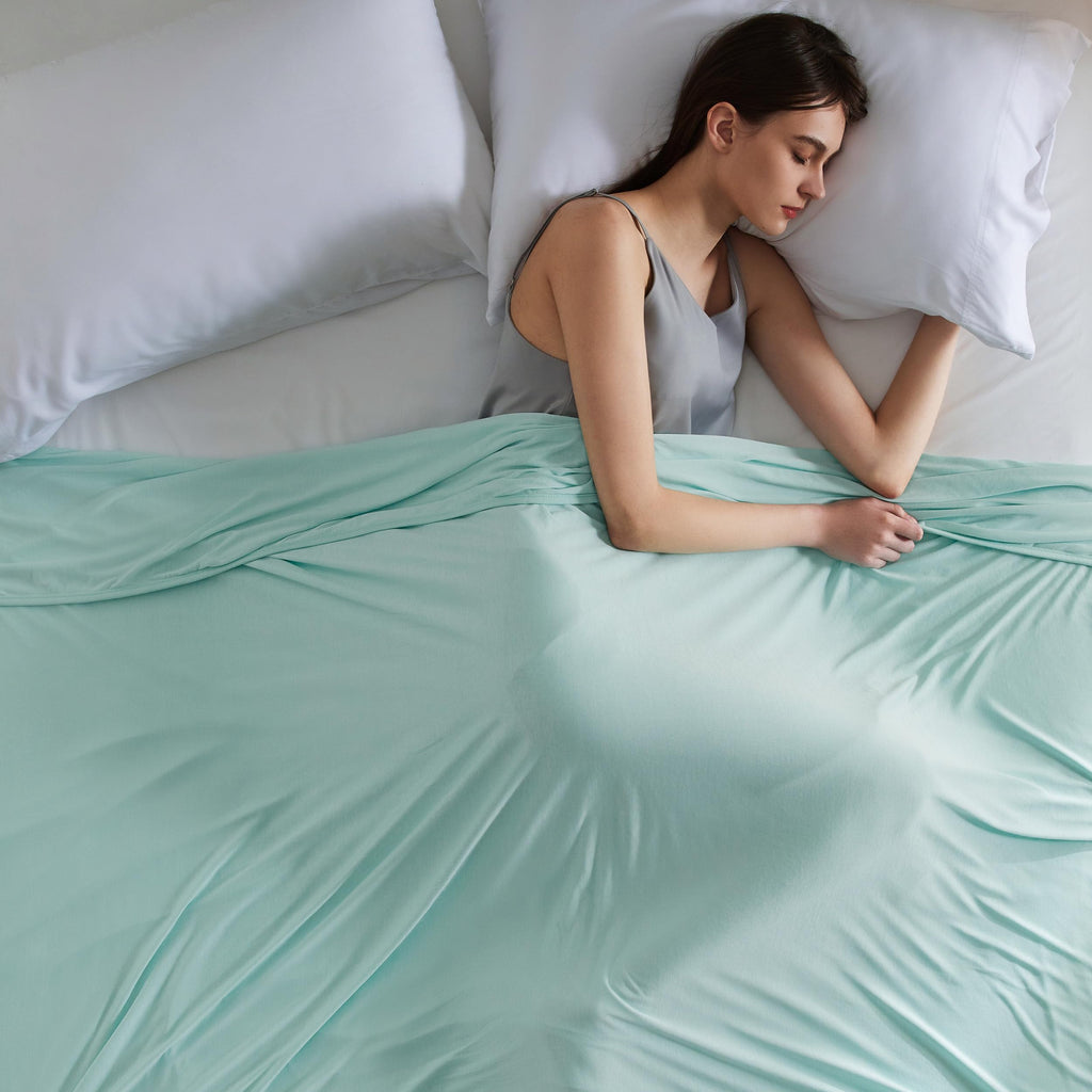 Oat Bamboo Cooling Queen Blanket