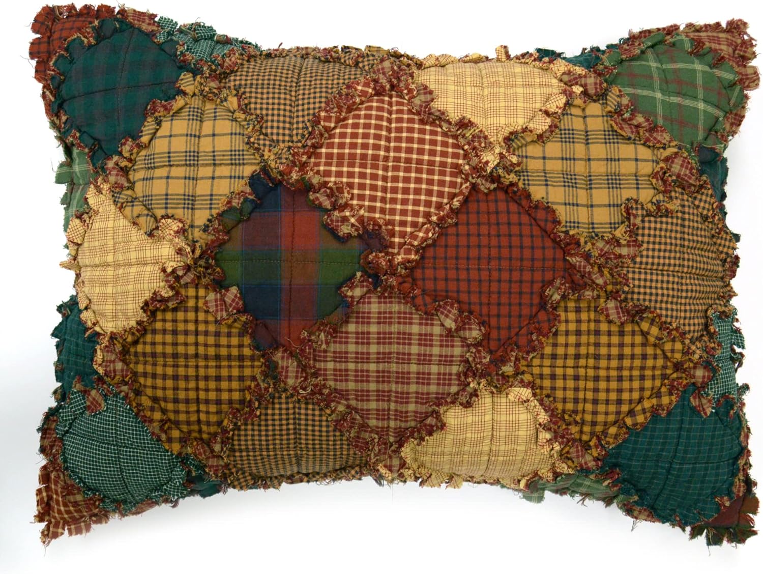 Patchwork Campfire Lodge Pillow Sham
