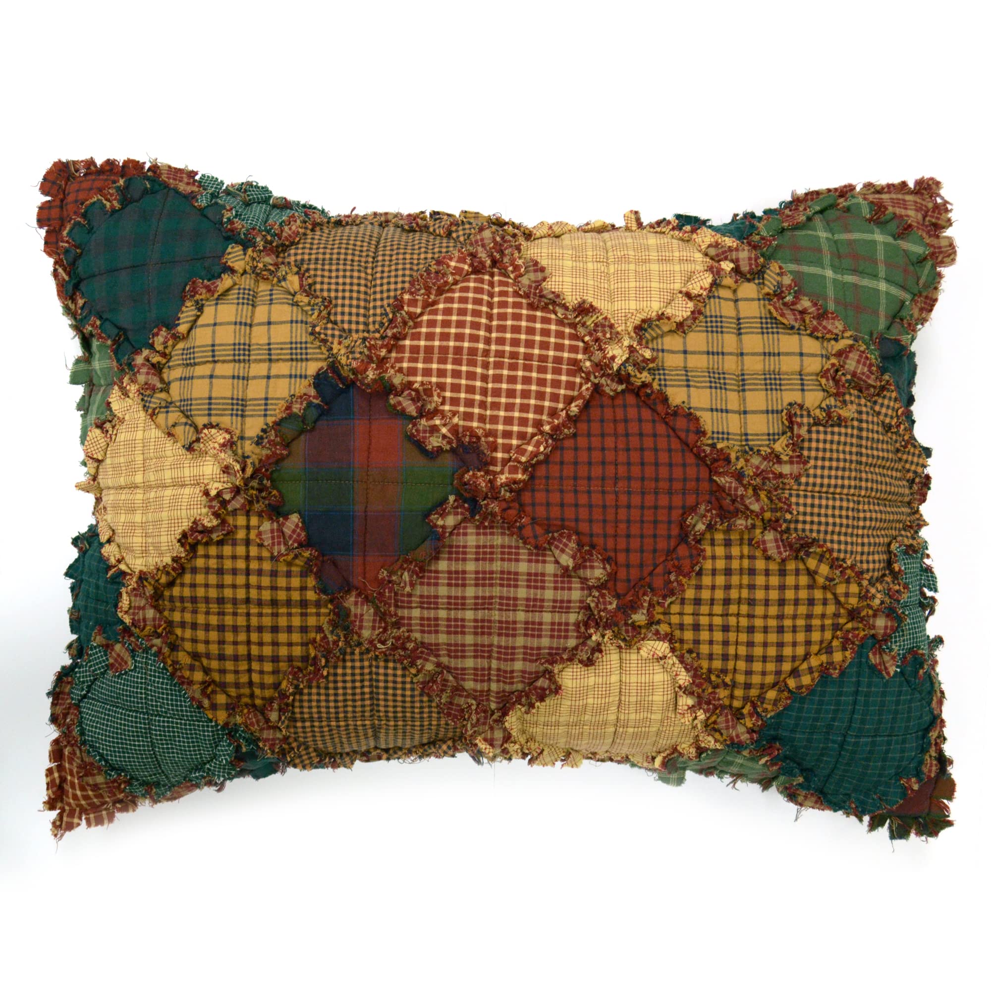 Patchwork Campfire Lodge Pillow Sham