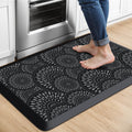 Mattitude 4/5 Inch Kitchen Mat, 20x48in Heavy Duty Ergonomic Comfort Foam Standing Desk Mat, Waterproof Non-Slip Standing Mats and Rugs for Kitchen, Office, Black