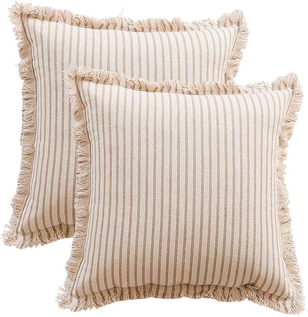 Hand Stitched Square Decor Pillow