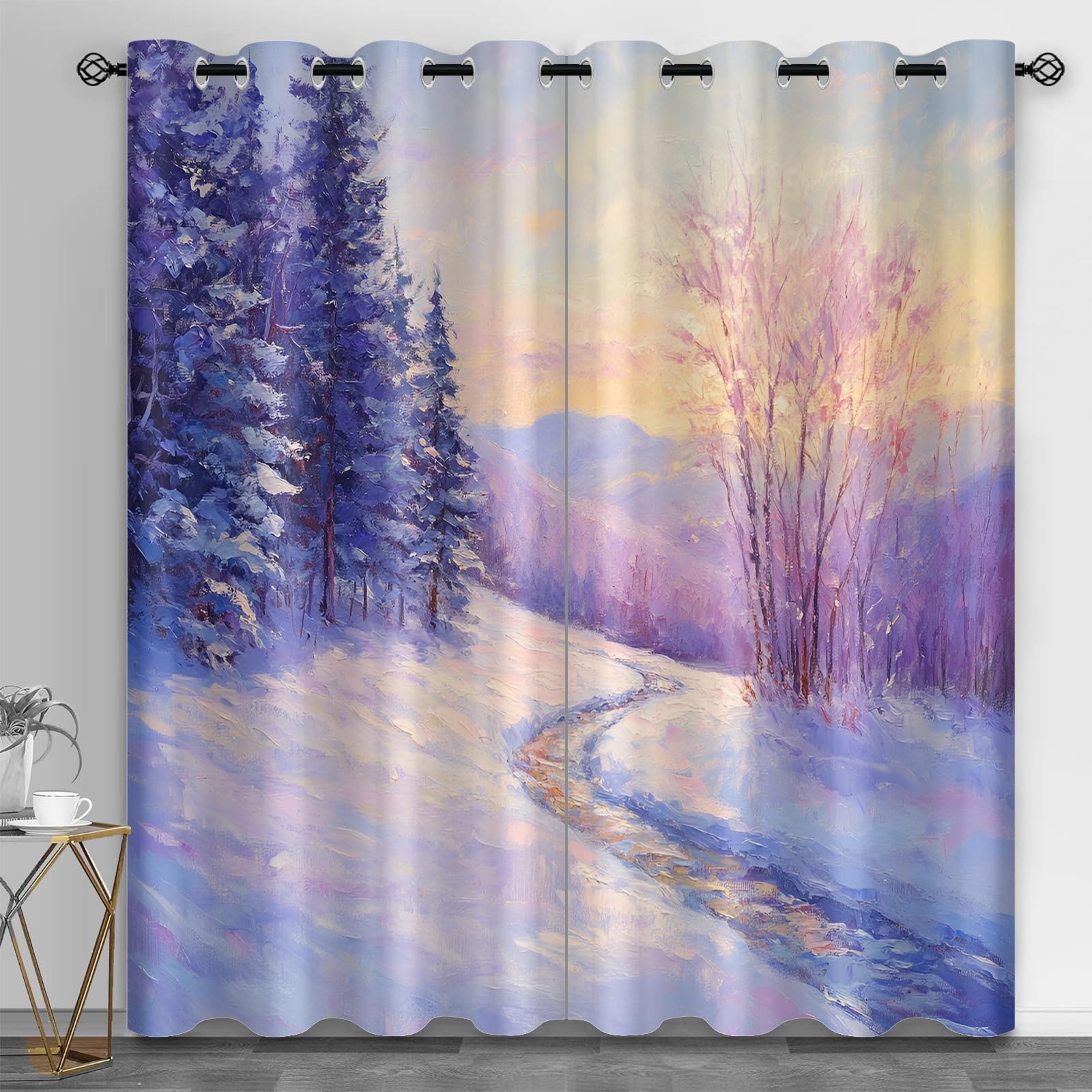 Retro Pipe Industrial Blackout Curtains
