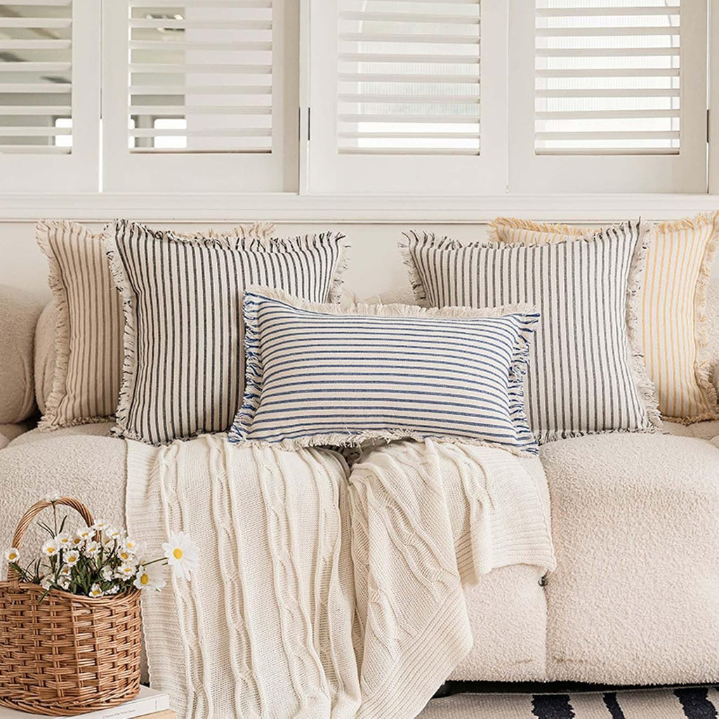 Hand Stitched Square Decor Pillow