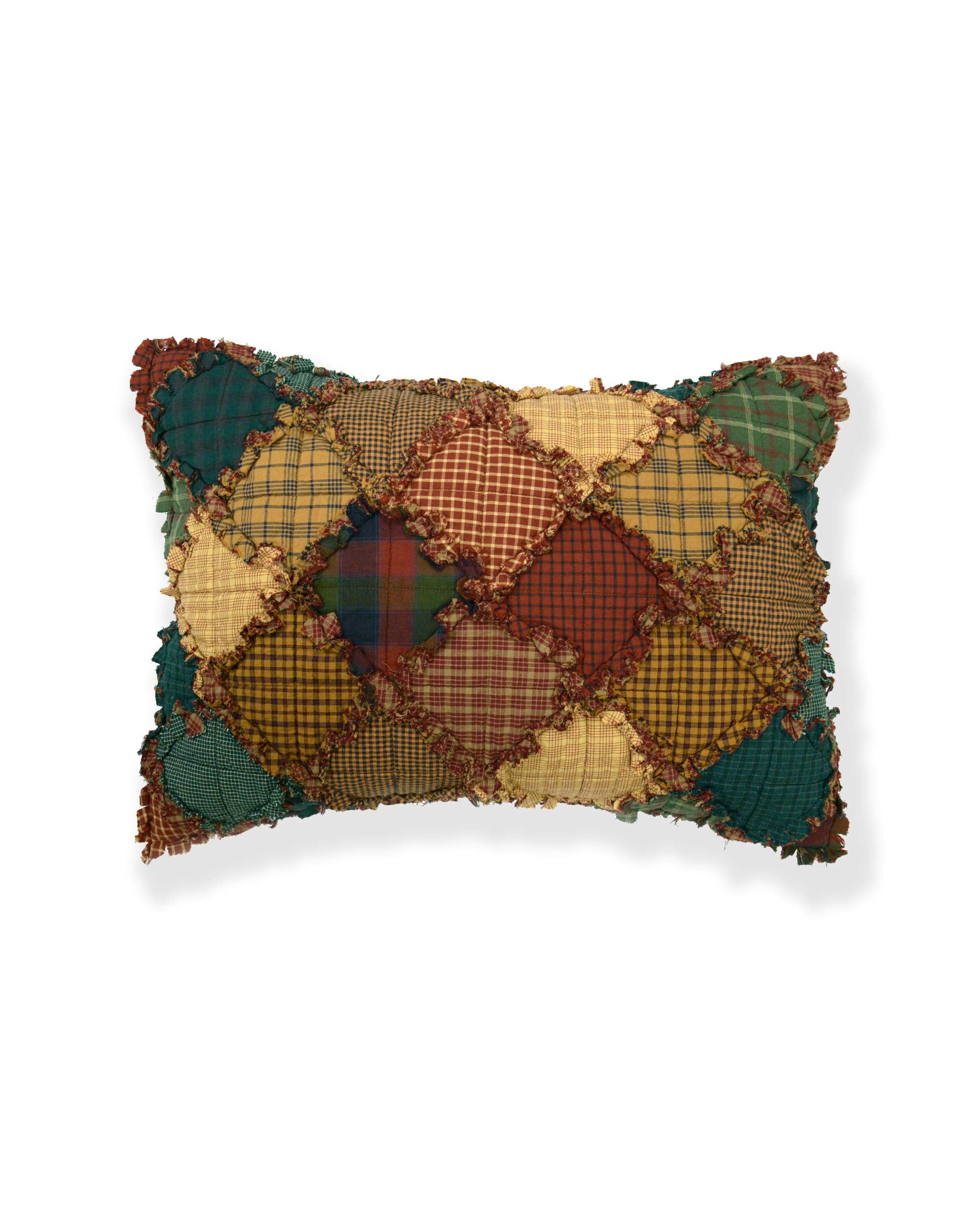 Patchwork Campfire Lodge Pillow Sham