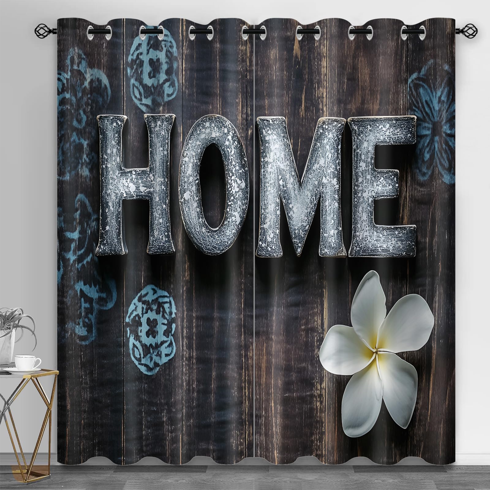 Retro Pipe Industrial Blackout Curtains
