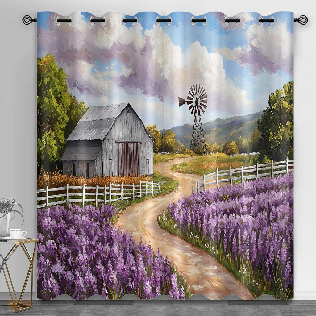 Metal Door Print Blackout Curtain, Rusty Thermal Insulated Grommets Curtains, Retro Industrial 2 Panels Window Curtains for Bedroom Living Room Home Decor, 31.5 x 63 Inch, 2 Panels