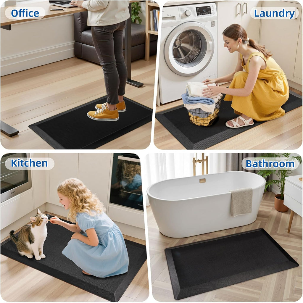 Thick Memory Foam Anti Fatigue Kitchen Mat