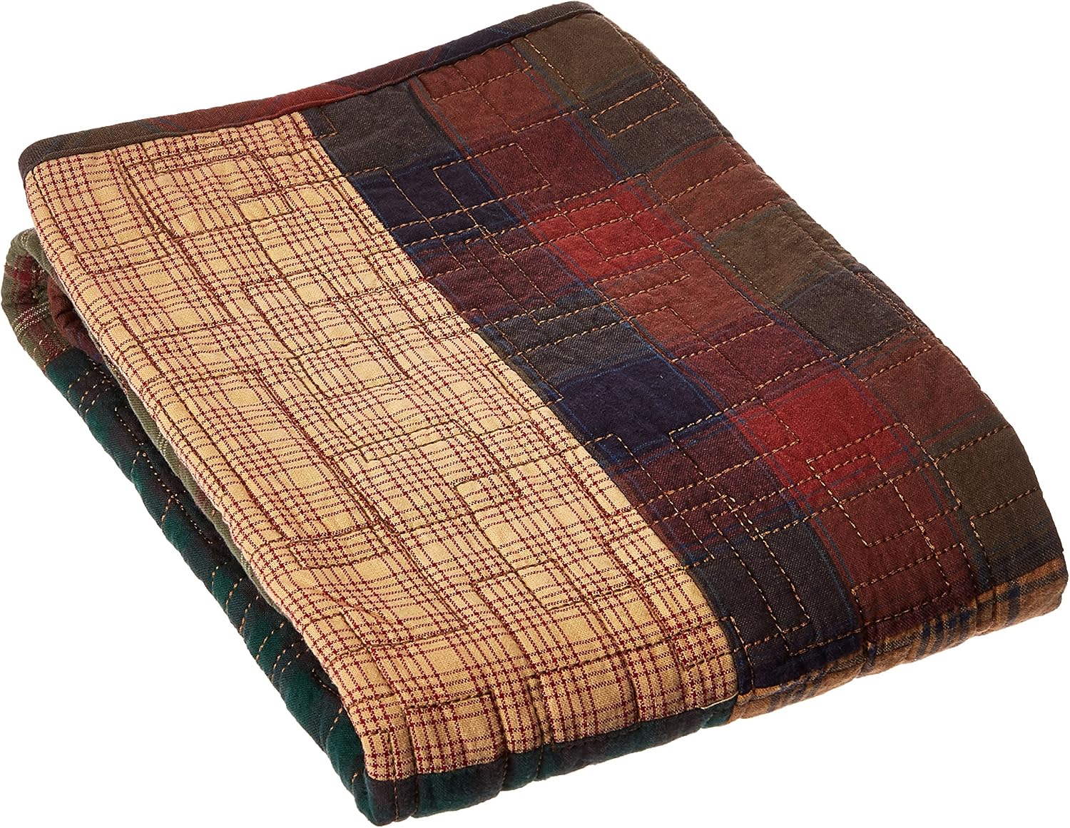Patchwork Campfire Lodge Pillow Sham